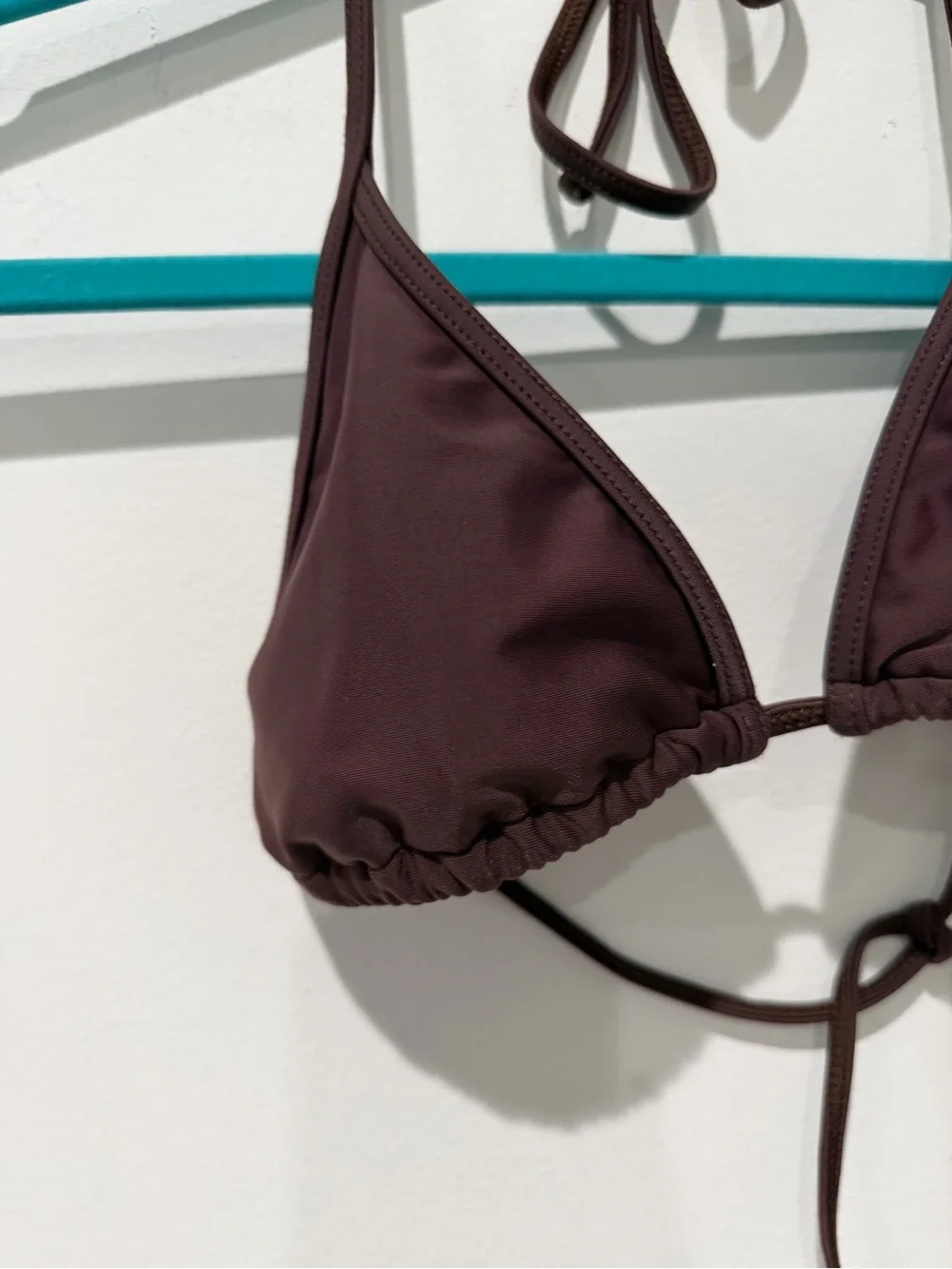 Body Glove Women's Dark Brown Triangle Bikini Top